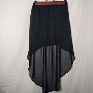 Midi asymmetrical skirt